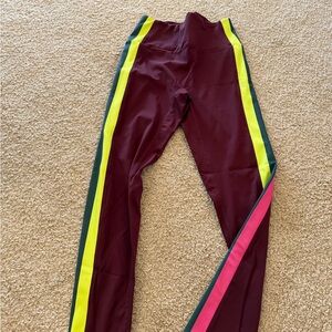 Women's Multicolor Striped Leggings